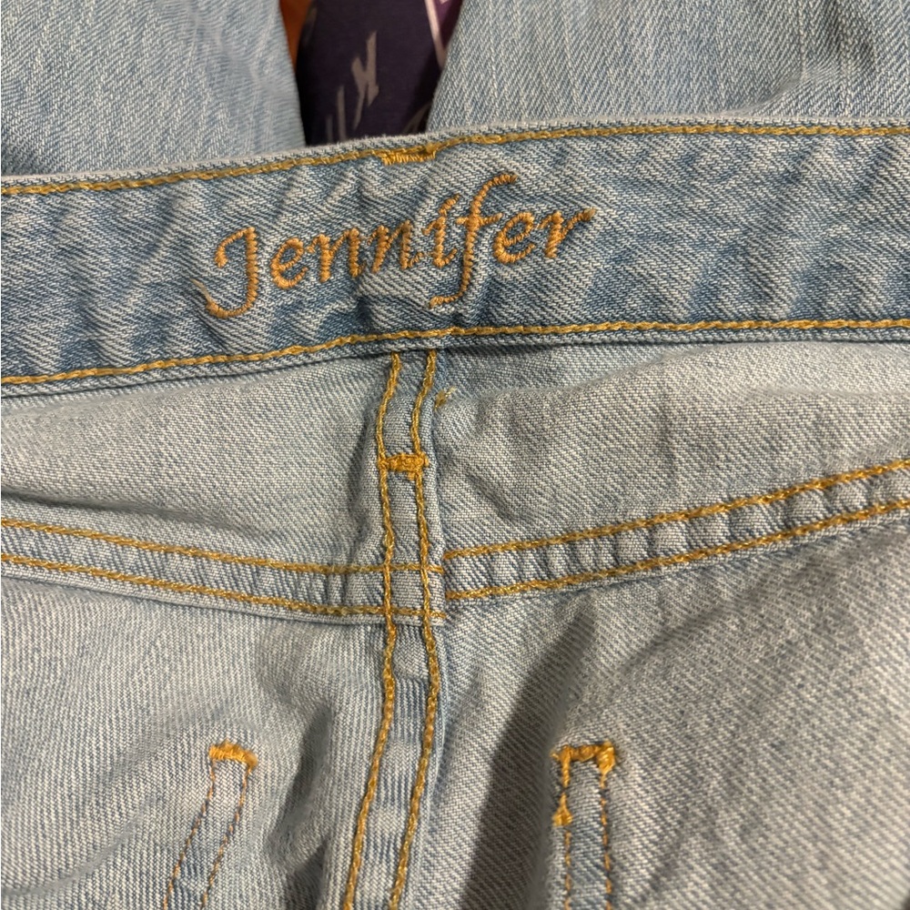 Kimes Ranch Jennifer Jeans 4/30 High Rise Flare Light Wash Raw Hem (0992) - Picture 9 of 10
